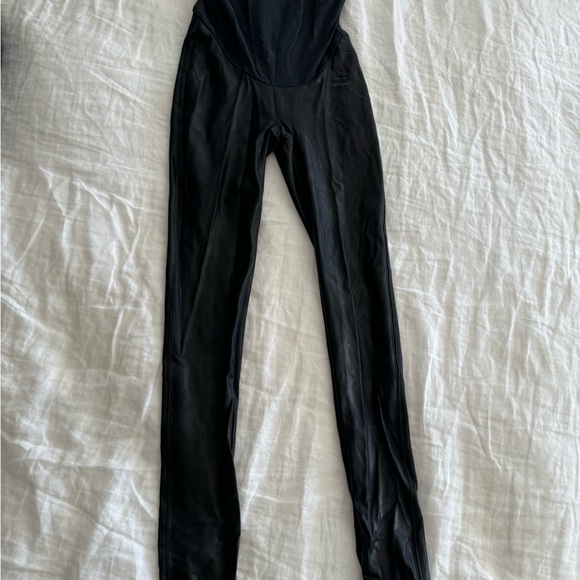 Spanx leather leggings- maternity - Picture 3 of 3